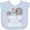 AE-Light Blue, variant on Inktastic Best Gigi Grandma Ever Grandchild Boys or Girls Baby Bib