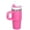 Hot Pink, variant on 14 Oz Tumbler with Handle and Straw for Kids, Stainless Steel Vacuum Insulated Cup for Children. 14 Oz Mug Gift for Kids (Hot Pink)