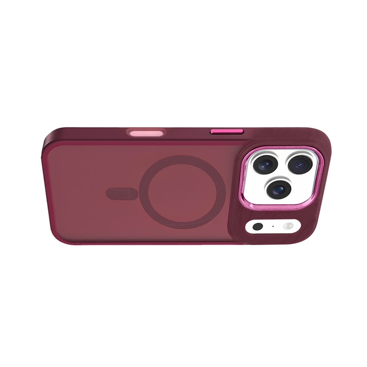 New Magnetic Wireless Charging Case for iPhone 17 Pro Max - Red