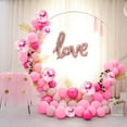 thumbnail image 6 of Pink Confetti White Balloons, 50pcs 12 inch Latex Balloons for Birthday Party Decorations, 6 of 12