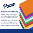 thumbnail image 4 of Pacon Railroad Board Art, Craft, Mat, Mounting, Block Printing, Painting, Marker, Stenciling, Poster - 22" x 28" - 100 / Carton - White, 4 of 4
