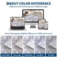 thumbnail image 5 of 5x7 Area Rugs Modern Abstract Faux Wool Rug Ultra-Soft Low Pile Accent Rug Stain Resistant Carpet Machine Washable Rugs for Bedroom with Non Slip Backing, 5 of 8