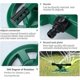 thumbnail image 3 of Aspersor automático para césped, sistema de aspersores rotativos circulares con 3 boquillas de 360 grados para regar plantas, flores y verduras, 3 of 5