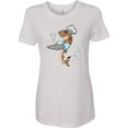thumbnail image 3 of Inktastic Cute Cookie Cutter Baker Shark with Cookies Women's T-Shirt, 3 of 5