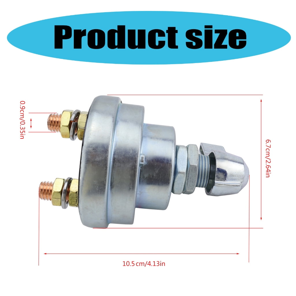 BQBQERT Expert Battery Disconnect Switches High Battery Disconnect Switches Heavy Duty Battery Isolator Switches