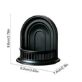 thumbnail image 3 of BingTong Gothic Arch Candle Display Stand, 1 Piece Molded Plastic Base, Decorative Altar Storage For LED Candles And Halloween Table Decor, Modern Arch Design, 3 of 6
