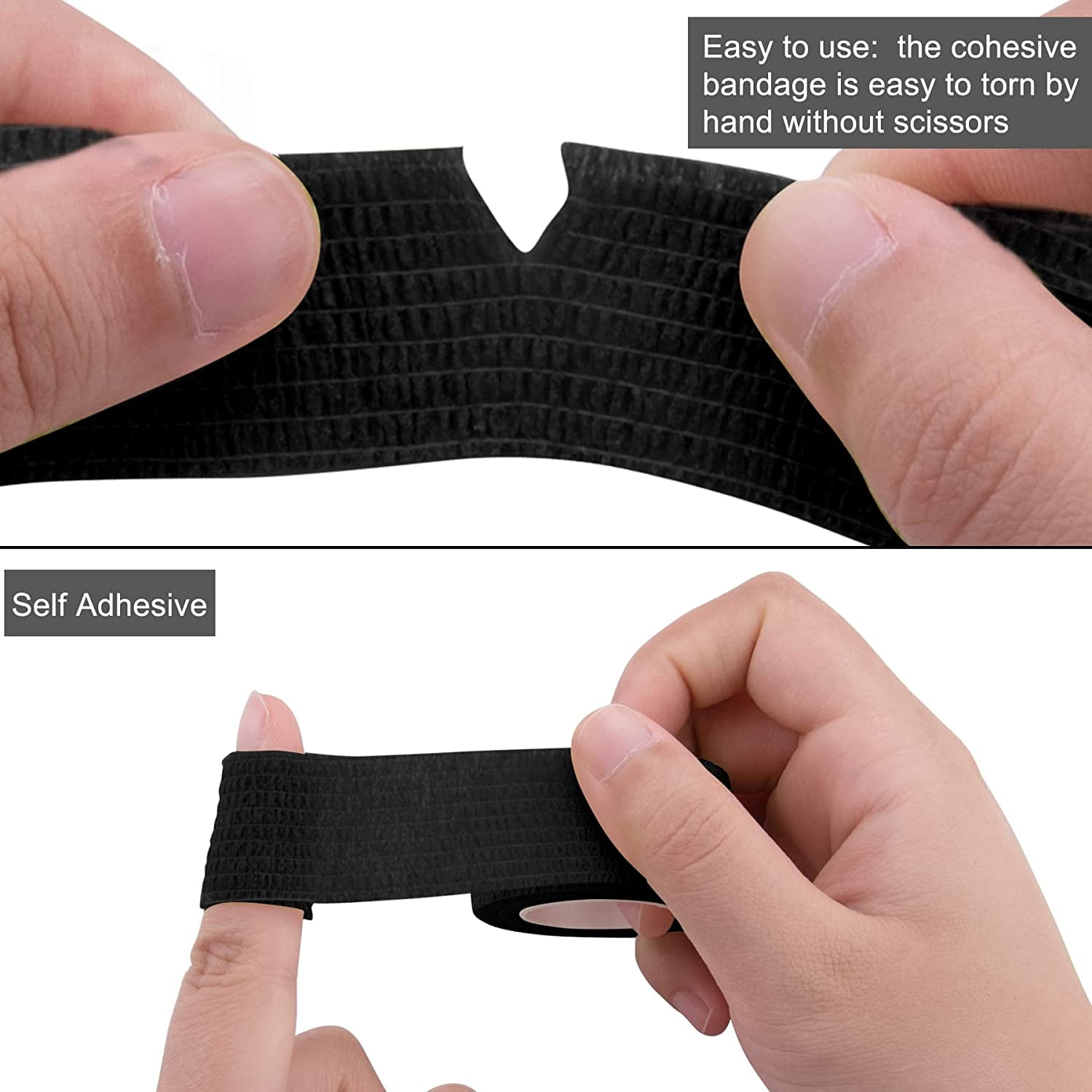 40 Rolls Self Adherent Wrap 2 Inch Self Adhesive Bandages Wrap Tape Stretch Bandage Self Stick Bandage Wraps for Wrist Ankle Swelling Sprains(20 Colors)