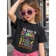 thumbnail image 2 of Young Boy's/Girls "School Humor Cotton Graphic Tees, Back To School Clothes Girls, Black Summer Tops With Funny Quote, Gift For First Day of School, , Casual, Lightweight" Kids Clothes Girl, 2 of 6