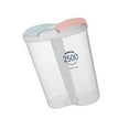 thumbnail image 1 of Xingzhi Boîte de Rangement en Plastique Compartimentée Transparente Sans BPA 2500ml Ovale, 1 of 8