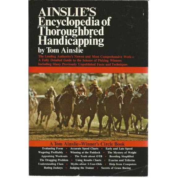 Pre-Owned Ainslie's Encyclopedia of Thoroughbred Handicapping, 9780688004668, 0688004660, Paperback,