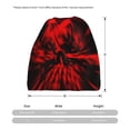 thumbnail image 3 of Disketp The Red Head Skull Slouchy Beanie Hip-Hop Soft Lightweight Running Beanie Adult Hats Chemo Cap for Men Women, 3 of 8