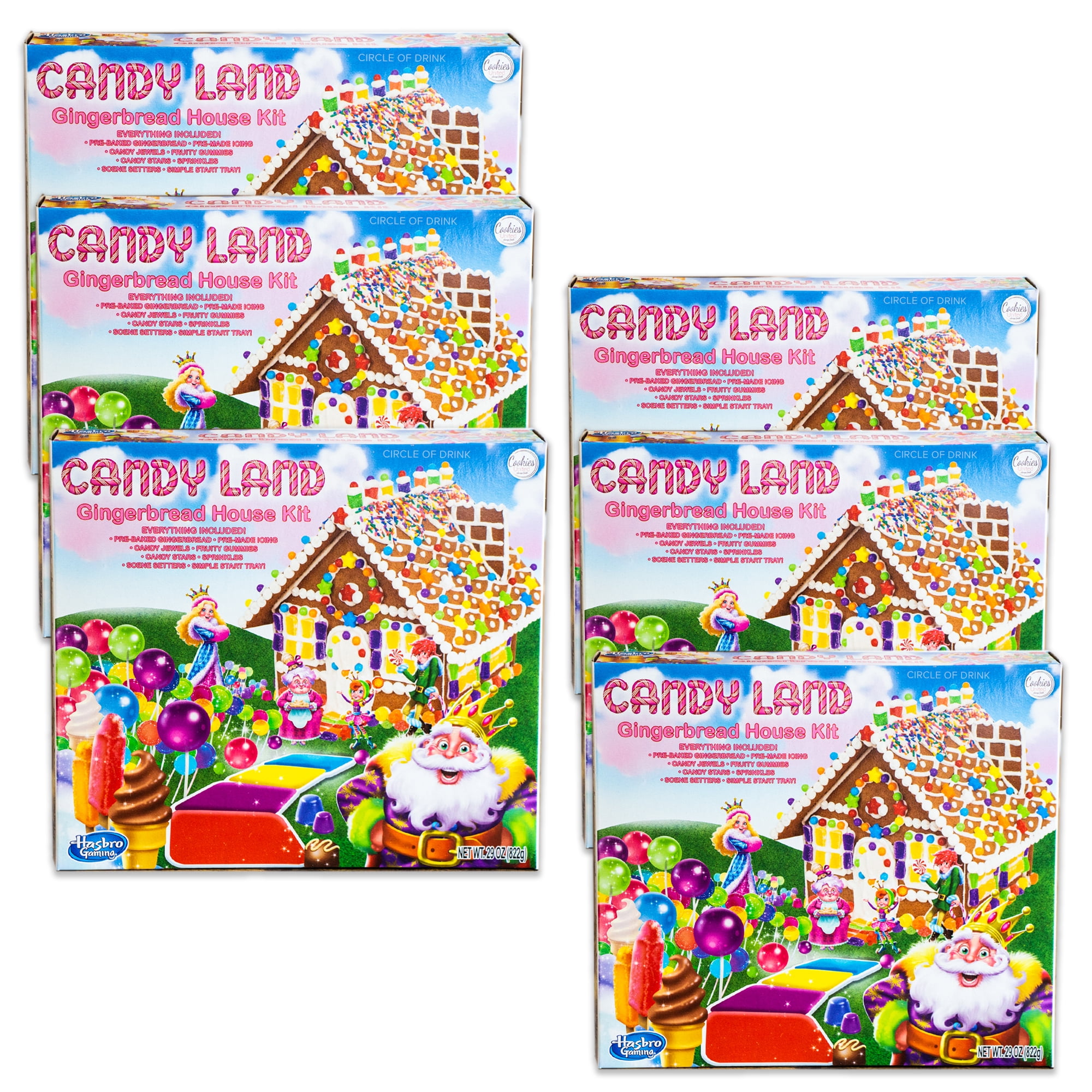 Candy Land Gingerbread House Kit Gummies, Icing, Candy etc