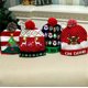 thumbnail image 3 of Promoción, artware eléctrico, vacaciones, diseños decorativos de mezcla de invierno, sombrero de Navidad LED intermitente de punto, 3 of 4
