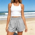 thumbnail image 6 of MLCDZ Women's Athletic Shorts Elastic High Waisted Running Short Pocket Sporty Shorts Gym Workout Shorts Suitable for Mountain Climbing, 6 of 8