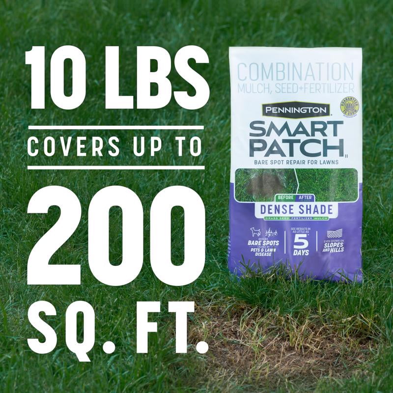 Pennington Smart Patch Seed Fertilizer Mulch Repair Kit, Full Shade