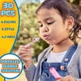 thumbnail image 6 of Bubble Party Favors for Kid, 30 Pack Mini Bubbles Bulk with Gift Box, Pastel Bubble Wand Sticks Toy for Party Supplies, Birthday, Wedding Decorations, Goody Bag Fillers Stuffers, Carnival Prizes, 6 of 7