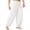 White, variant on Men's Casual Solid Color Baggy Trousers Belly Dance Yoga Harem Pants Slacks