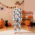 thumbnail image 5 of Gerichy Boys Girls Pajamas Sets Halloween Pajamas Cute Print Long Sleeve Top and Pants Soft Sleepwear 2Pcs Kids Holiday Pajama Sets 2T-9T, 5 of 7