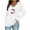 White, variant on AOOCHASLIY Christmas Tops Fashion Woman V-Neck Long Sleeve T-Shirt Printing Loose Blouse Tops