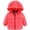 Red, variant on Bobora Winter Warm Baby Girls Jacket Colorful Boy Clothes Newborn Coats For Kids Cotton Jacket With Hooded,6M-5T