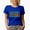 Royal Blue, variant on Arizona, US State Themed, Groovy Retro Wavy Text Merch Gift, Black T-Shirt, Large