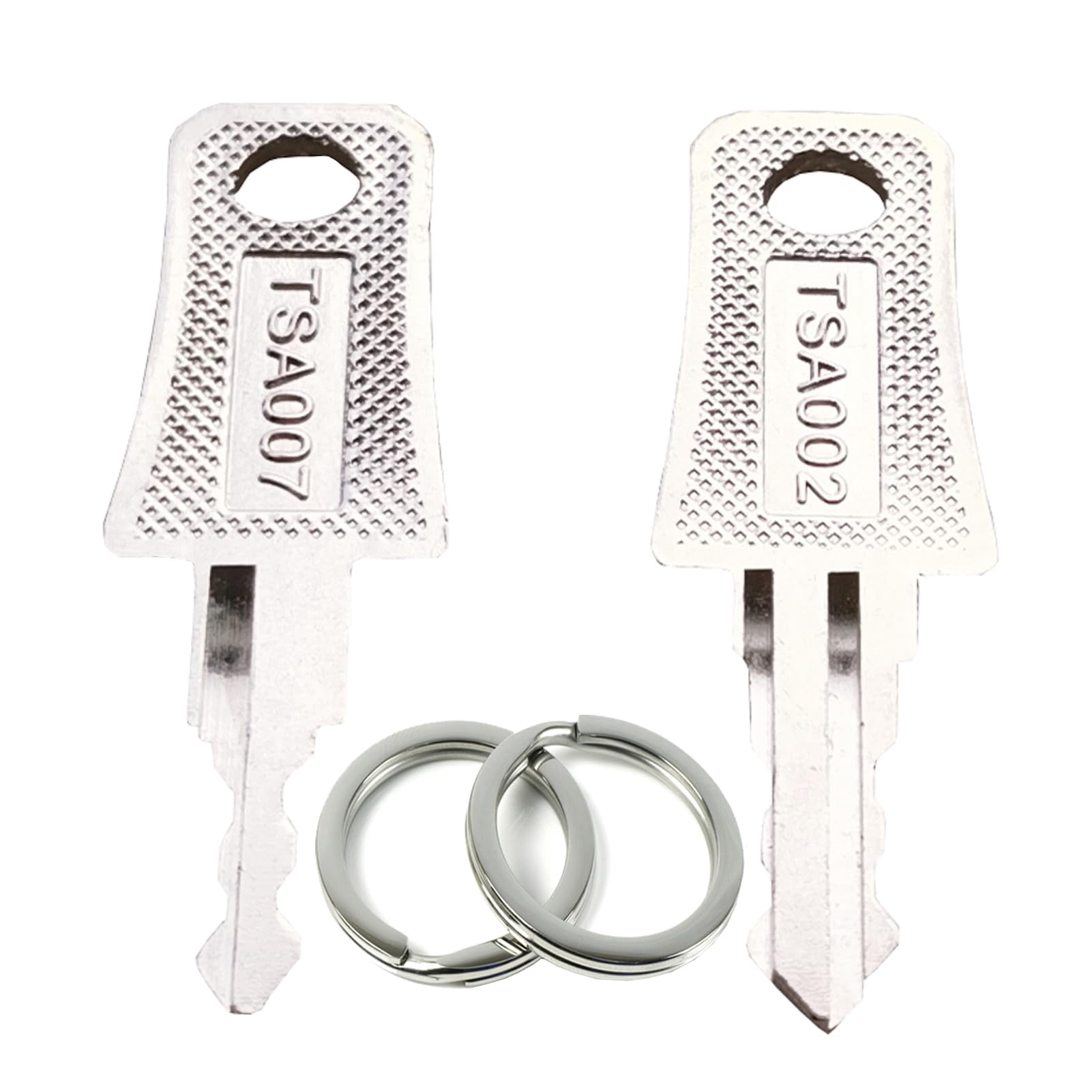 2 Clés Principales Pour Bagages - Déverrouillage Des Cadenas TSA002 Et TSA007 En Cas D'Oubli De Code