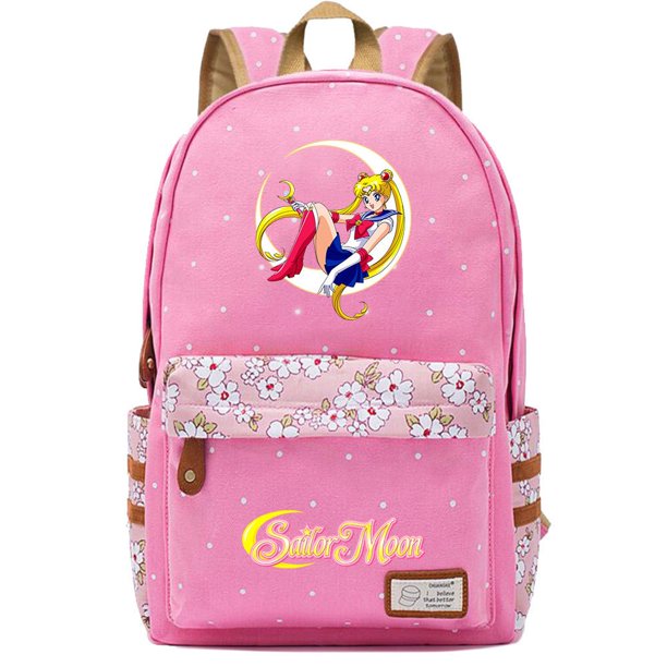 Anime Sailor Moon Impreso Niñas Jóvenes Estudiantes Escuela Primaria Mochila Hombres Mujeres Casual Lona