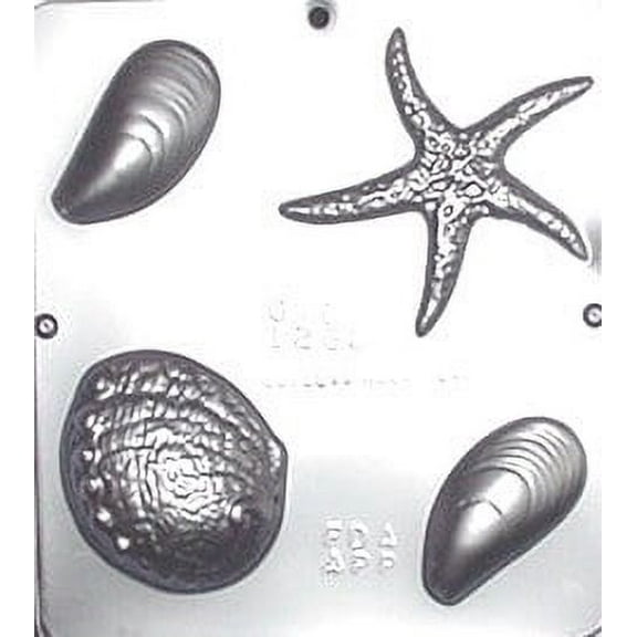1269 Ocean Assortment Chocolate Candy Mold