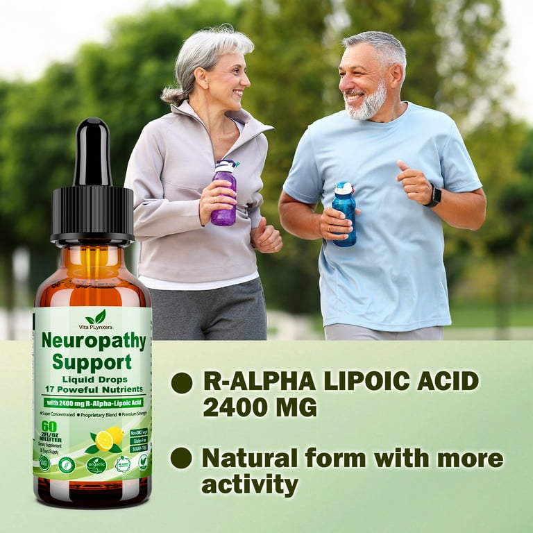 vita plynxera glp 1 daily liquid drops Vita PLynxera R-Alpha Lipoic Acid Liquid 2400mg Vegan Non-GMO Lemon Flavor