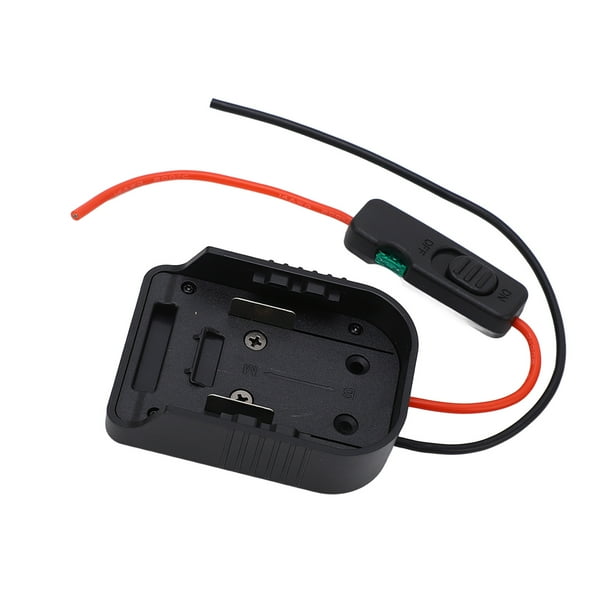 Conector de alimentación de la base, adaptador de batería Convertidor Batería de la base Conector de alimentación de la base Adaptador de batería V Diseño de próxima generación