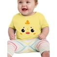 thumbnail image 1 of Cute Baby Chick Face T-Shirt Infant -Image by Shutterstock,  12 Months, 1 of 4