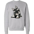 thumbnail image 2 of Inktastic Curious Schnauzer Adult Sweatshirt, 2 of 4
