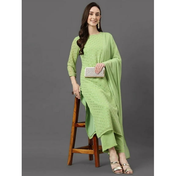 Party Wear Suits | Wedding Wear 3 Piece Sharara Suit | Kurta With Sharara and Dupatta Set | 3 Piece Set | Indian Pakistani Festive Dresses