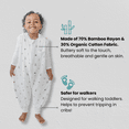 thumbnail image 4 of Tealbee Dreamsuit - Bamboo Sleep Sack with Legs - (0.8 Tog) Cactus 12m-2t, 4 of 7