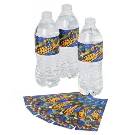 Teenage Mutant Ninja Turtles Party Labels, 8ct