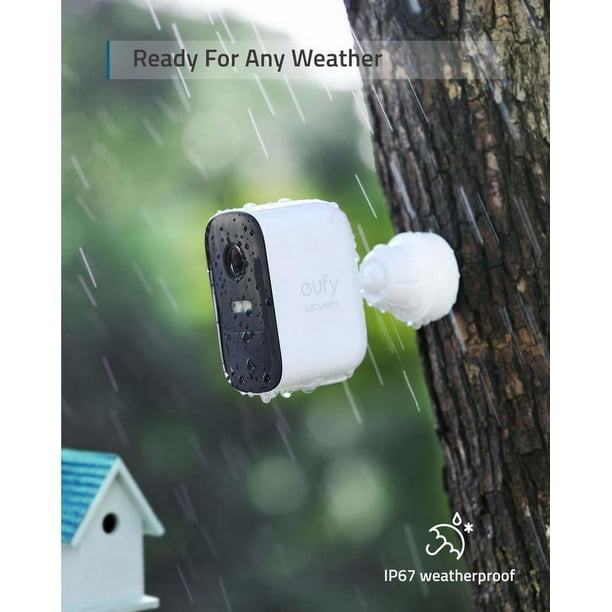 防犯カメラ eufy Security 180days BATTERY LIFE eufy Security Cam 2C, 4-Cam Kit, Wireless System with 180-Day