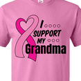 thumbnail image 4 of Inktastic Breast Cancer Awareness I Support My Grandma Pink Ribbon T-Shirt, 4 of 5