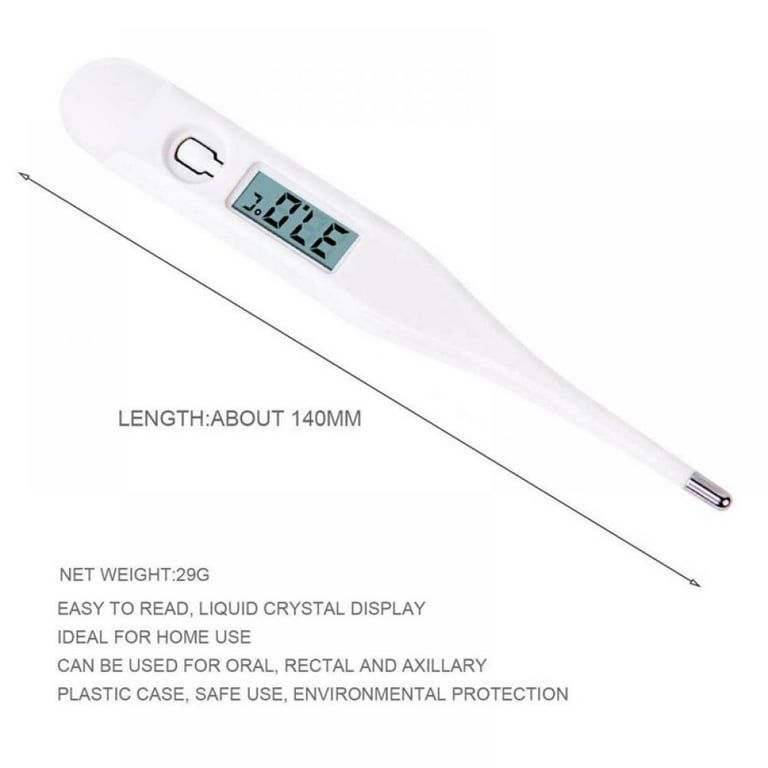 Home Digital Oral Thermometer for Kid, Baby, and Adult, Rectal and Underarm  Body Temperature Measuremt for Fever