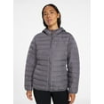 thumbnail image 2 of Ozark Trail Women's and Women's Plus Size Core Puffer Jacket with Hood, Sizes XS-3X, 2 of 9