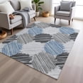 thumbnail image 6 of Dalyn Rugs Machine Washable Indoor/Outdoor Chantille Blue 10' x 14' Rug, 6 of 9