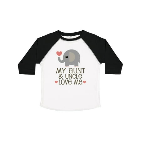 

Inktastic Aunt and Uncle Love Me Nephew Gift Toddler Boy or Toddler Girl T-Shirt