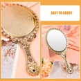 thumbnail image 2 of Miangastore Vintage Handheld Mirror With Baroque Design For Hair Cutting And Makeup Small Travel Size Makeup Mirror True Reflection Mirror With Handle, 2 of 9
