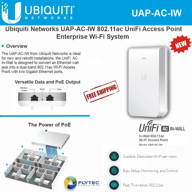 Networks UAP-AC-IW 802.11ac Access Point Enterprise Wi-Fi System -