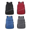 thumbnail image 5 of VONKY 14inch Computer Bag Universal PC Accessory Solid Color USB Port Zipper Laptop Backpack Laptops Holders Computers Accessories Black, 5 of 5