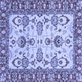 thumbnail image 1 of Ahgly Company Indoor Square Oriental Blue Modern Area Rugs, 4' Square, 1 of 4