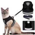 thumbnail image 2 of Arnés y correa transpirables para gatos, ropa para mascotas a prueba de Escape, chaleco ajustable para cachorros y gatitos, Control fácil, reflectante, 2 of 4