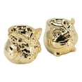 thumbnail image 2 of 2Pcs Candle Holder Ceramic Candlestick Base Owl Design Bird Figurine Home Decoration, 2 of 19