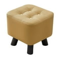 thumbnail image 1 of GUOOL Small Footstool Furniture Stylish Foot Rest Stool for Bedroom Entryway Couch Yellow, 1 of 9