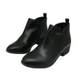 thumbnail image 4 of Sun + Stone Cadee Womens Faux Leather Zipper Ankle Boots, 4 of 8