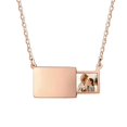 thumbnail image 1 of Clearance! Personalized Necklace Can Store Photos Customized Text and Patterns Photo Necklace for Couples Wives Lovers Commemorative Necklaces & Pendants,C, 1 of 8